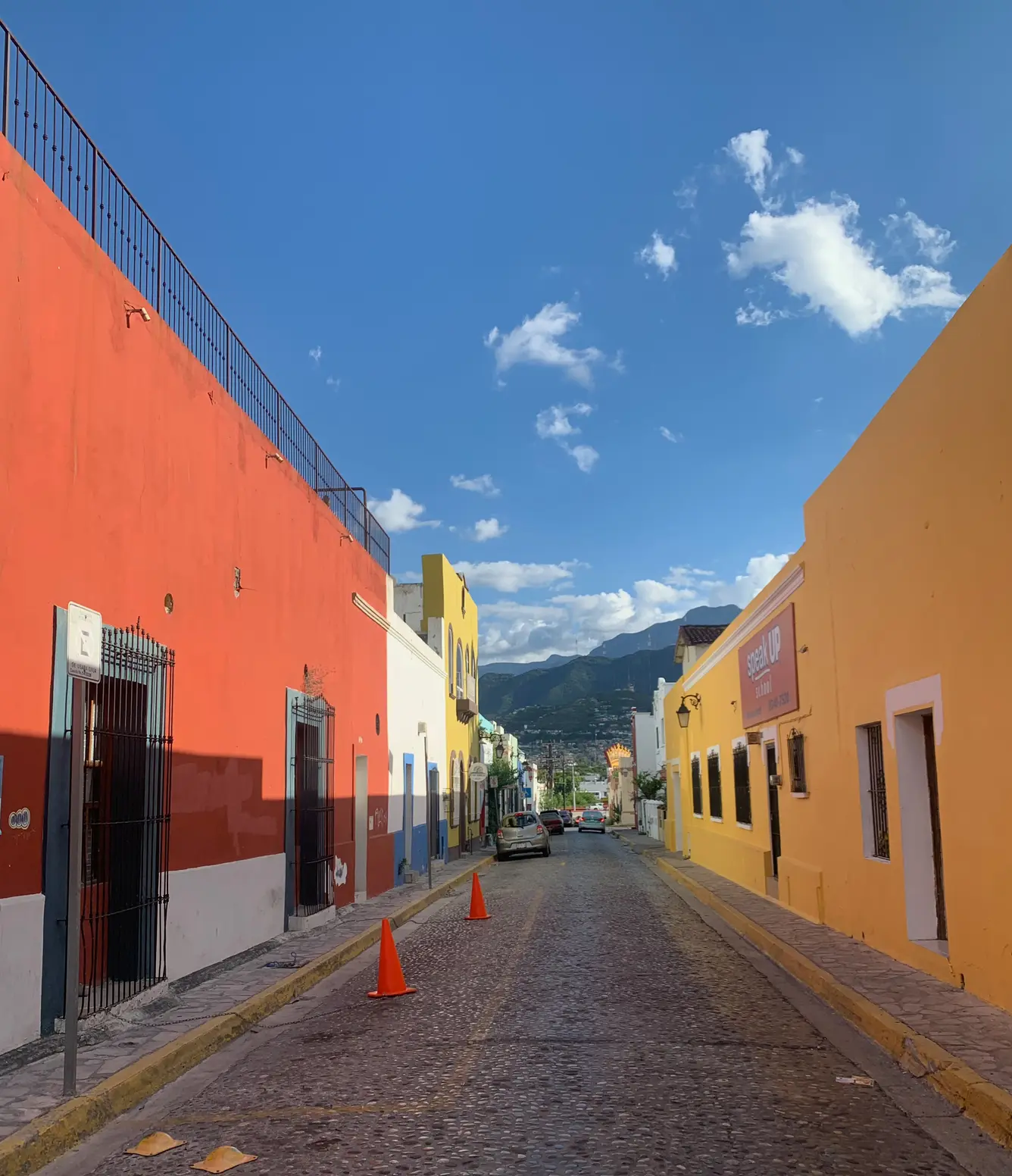 <p>街景。其实国外有很多这样的地方,就是一块区域里所有房子涂不同的单色墙壁。之前去 Charleston 似乎也有这样的。</p>