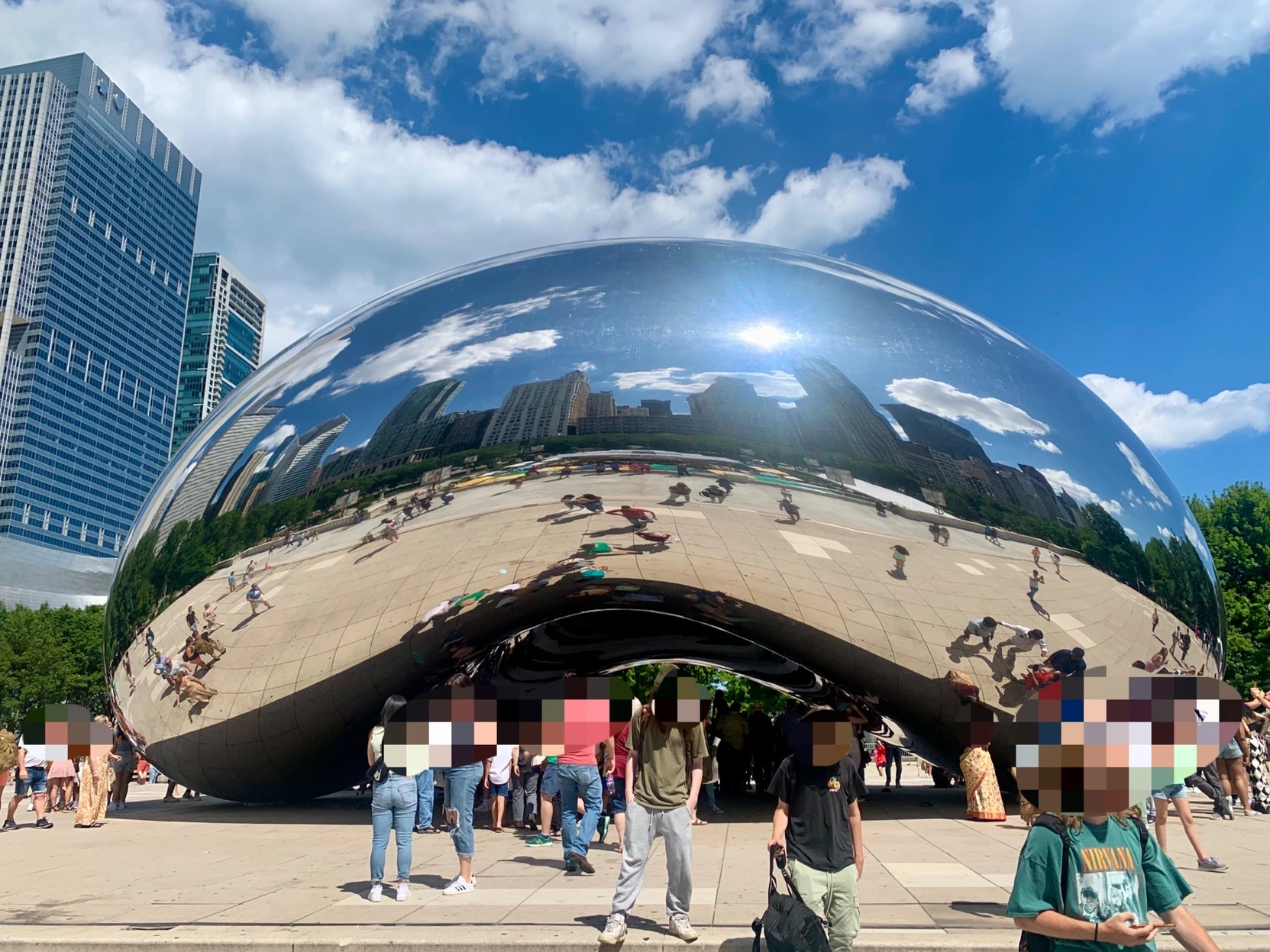 <p>Cloud Gate，芝加哥地标</p>

