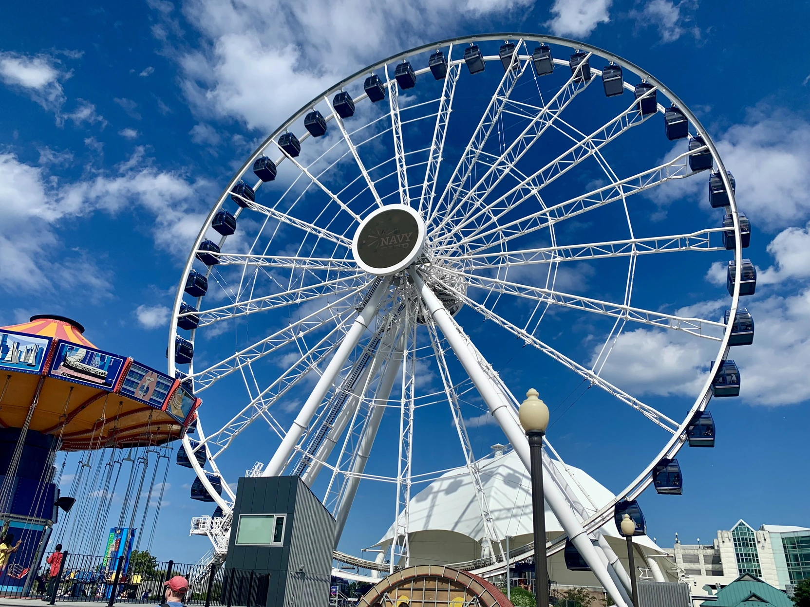 <p>Navy Pier，小型游乐场</p>
