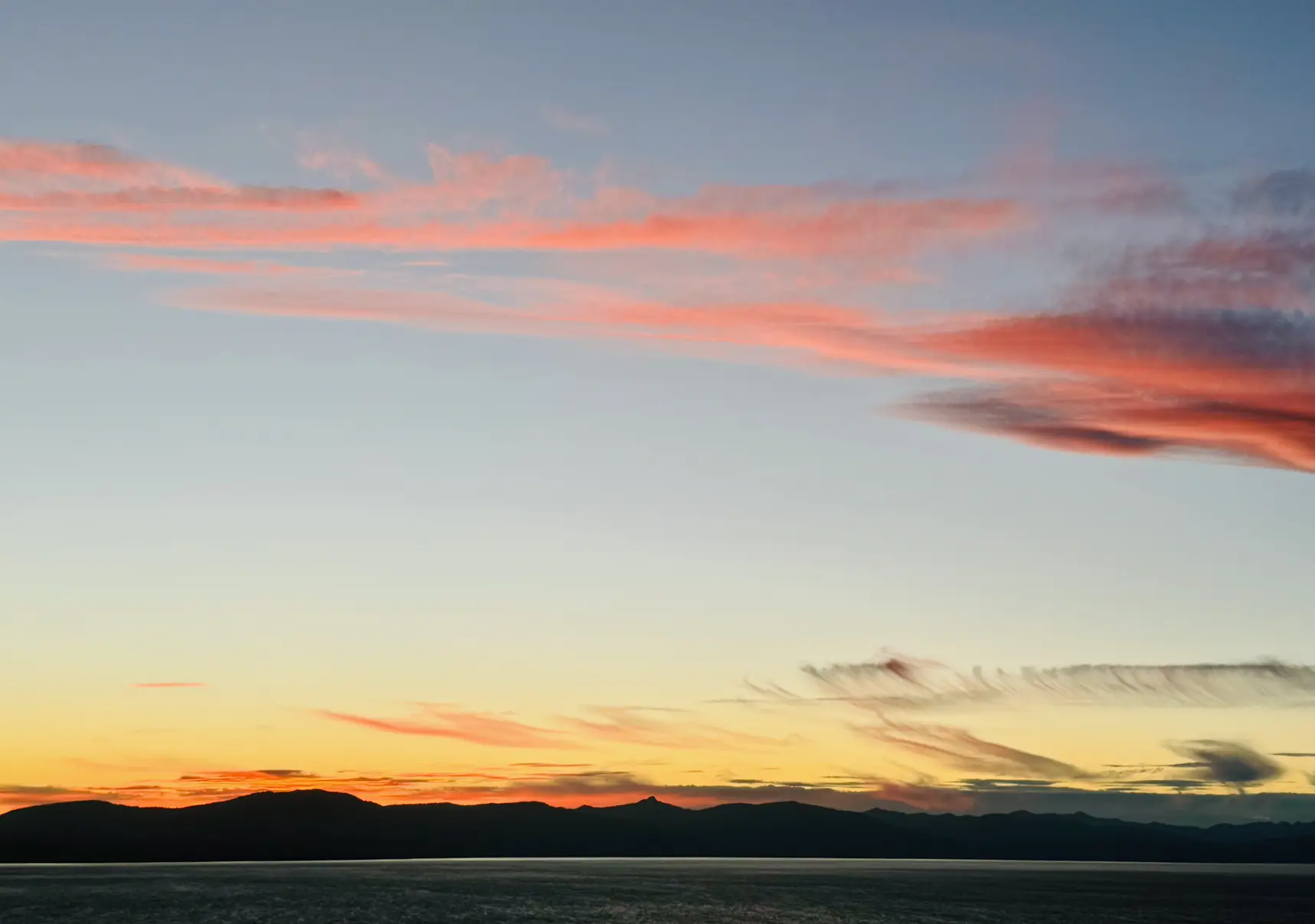 <p>Cave Rock 上的晚霞</p>
